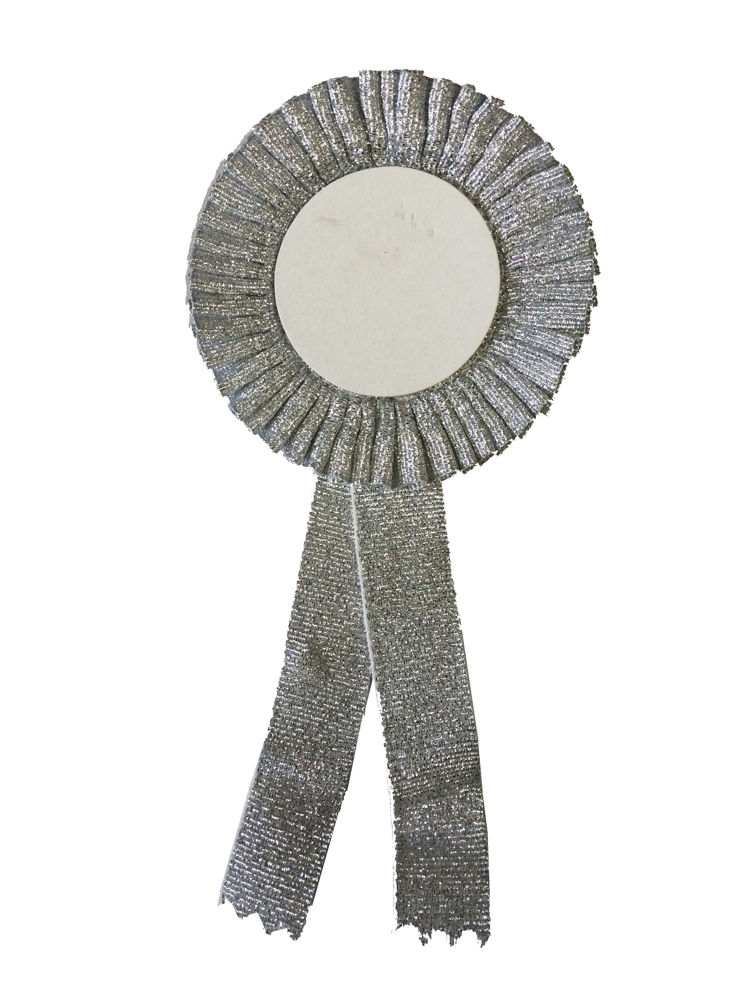 KOK_M2_50-S - Kokarda pr. 9cm dĺžka 20cm - zo stuhy 20mm (na emblém-50mm)