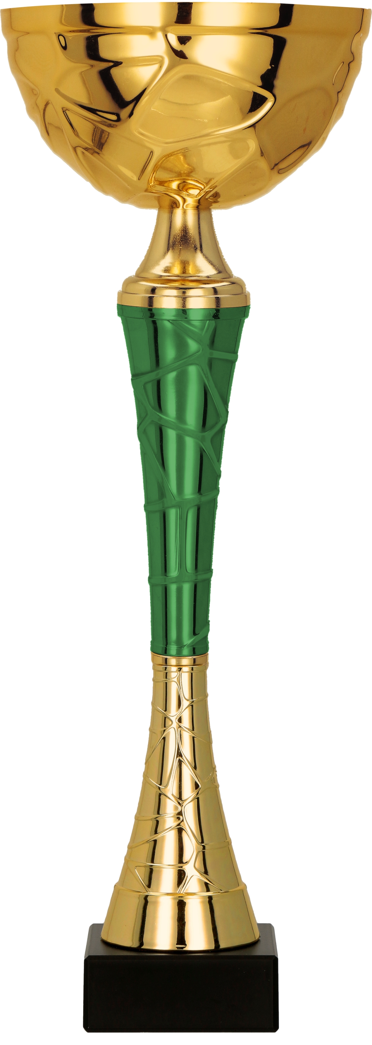 9254A - Pohár zlato-zelený H-46 cm, R-16 cm