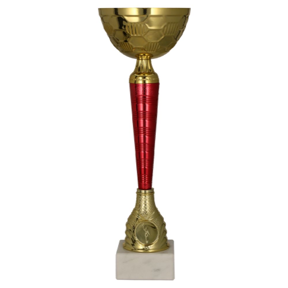 9290A - Pohár zlato-červený H-40,5 cm, R-14 cm