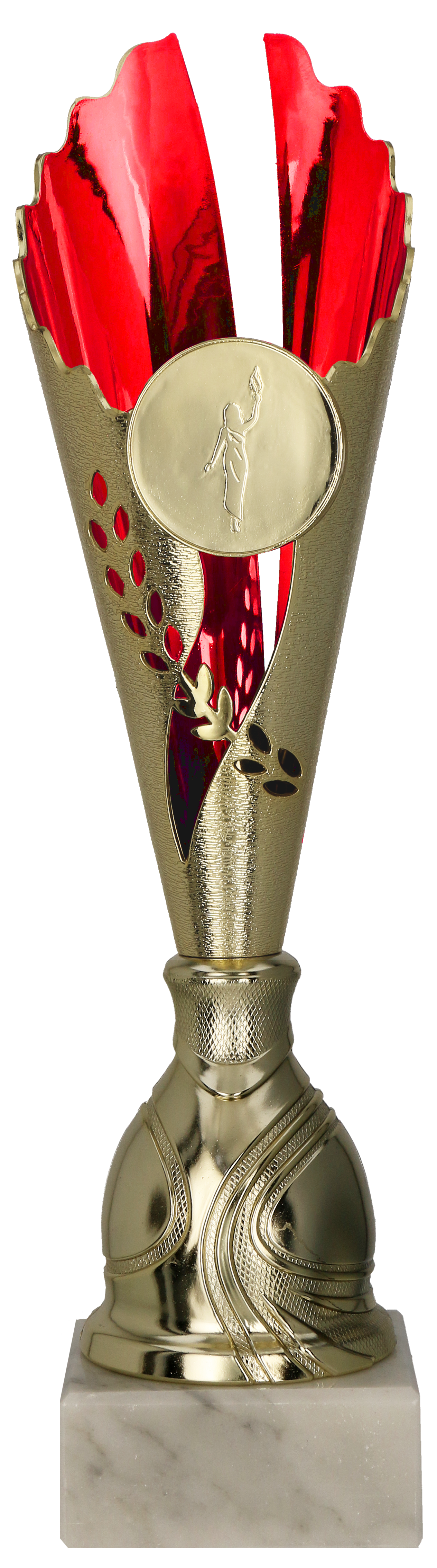 7246A - Pohár zlato-červený H-39,5 cm