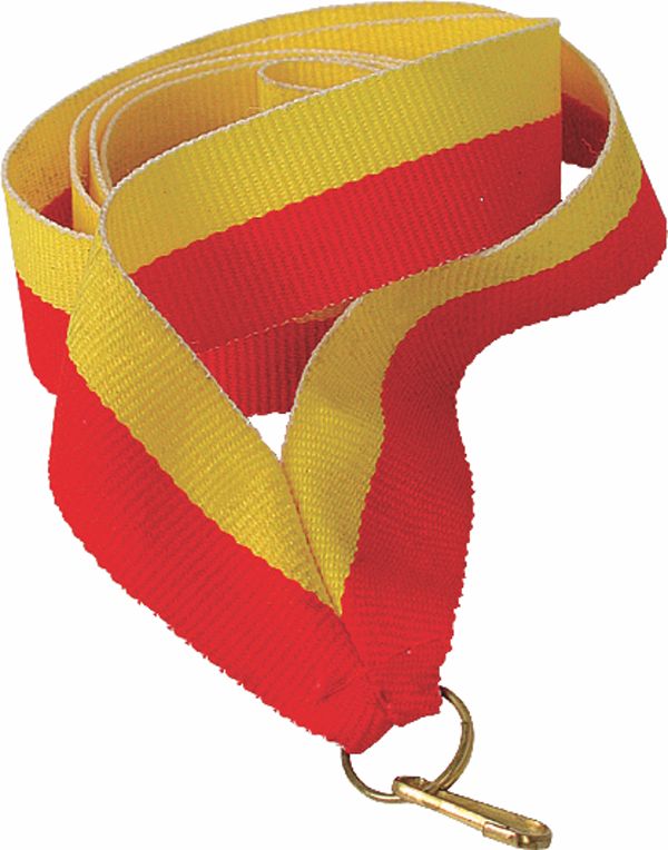 V8-Y/R - Stužka (š.10mm) žlt/čer