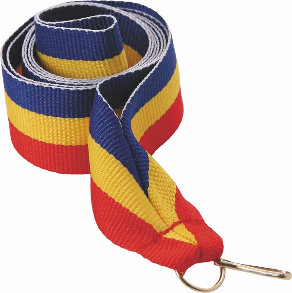 V8-BL/Y/RD - Stužka (š.10mm) modro-žlto-červená