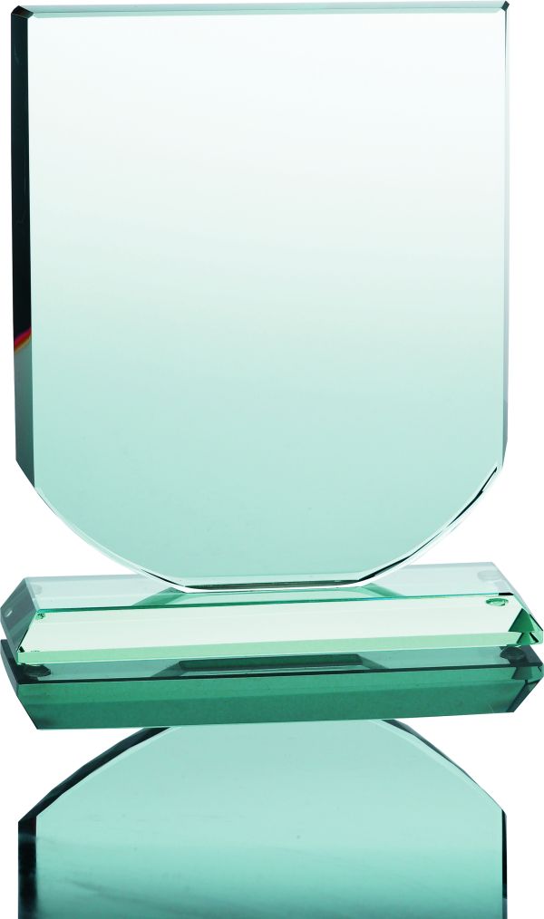 G001 - Sklenená trofej + obal H-19cm
