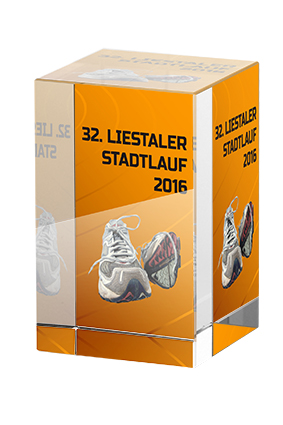 KR5080 - Sklenená trofej 5x5x8 cm + obal