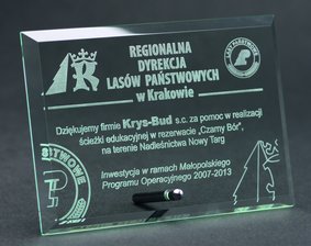 M52A - Sklenená trofej H-16cm