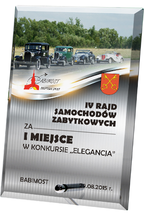 M51A - Sklenená trofej H-25cm
