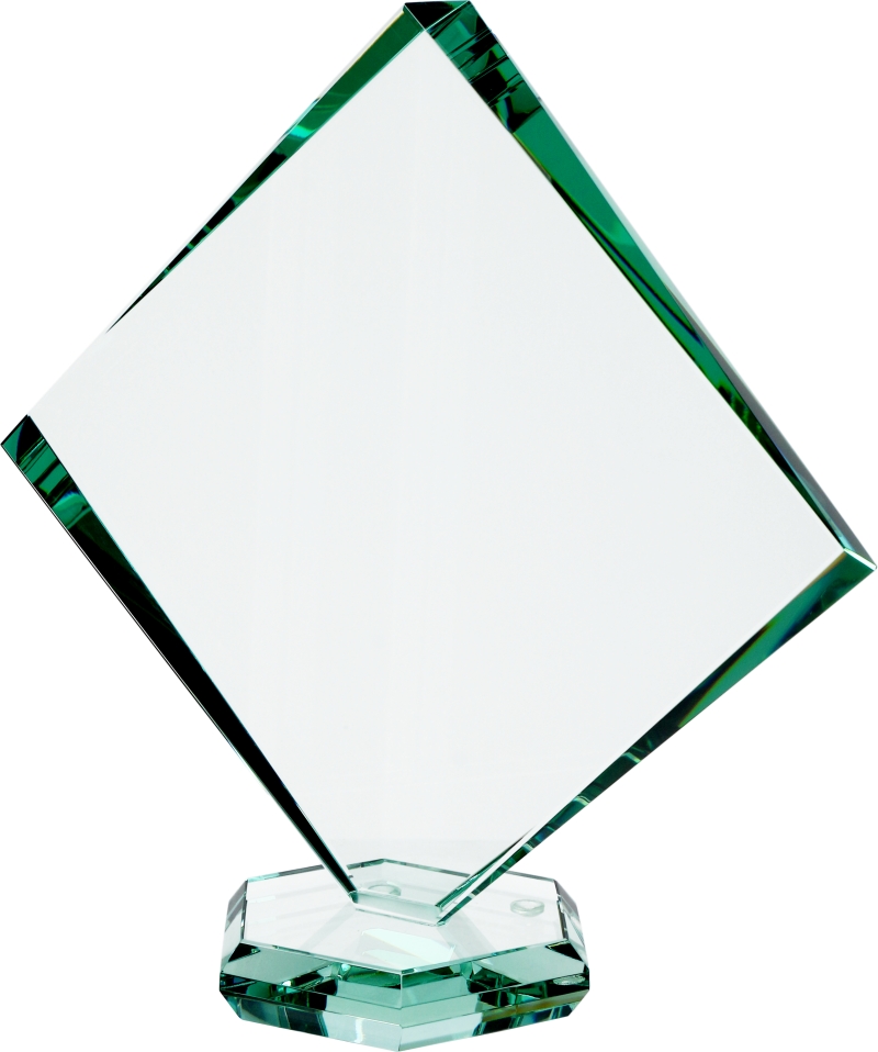 G022A - Sklenená trofej + obal H-23cm