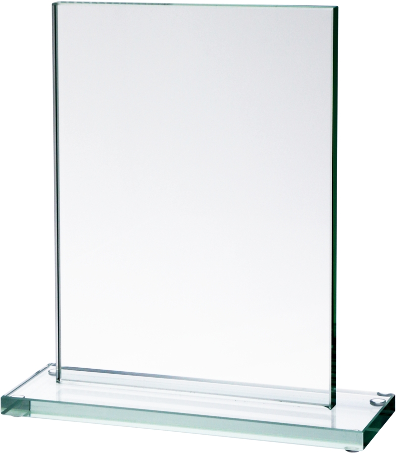 80031 - Sklenená trofej 15x10cm