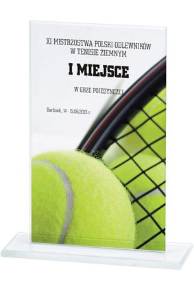 M65A - Sklenená trofej H-19cm