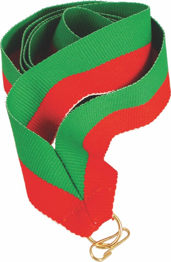 V2-GN/R - Stužka (š.20mm) zel/čer