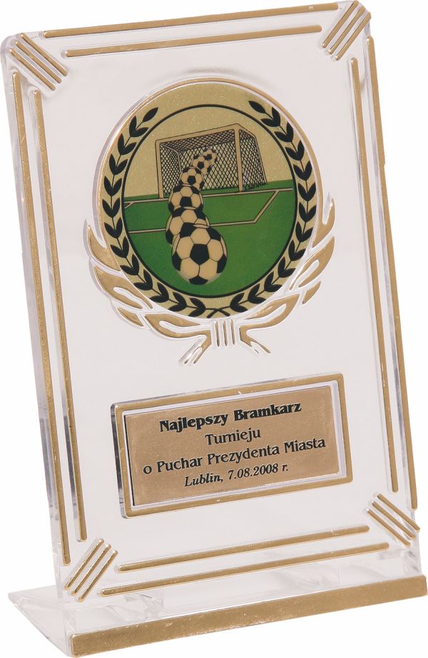 50162 - Trofej plast. číra so zlatým H-13cm