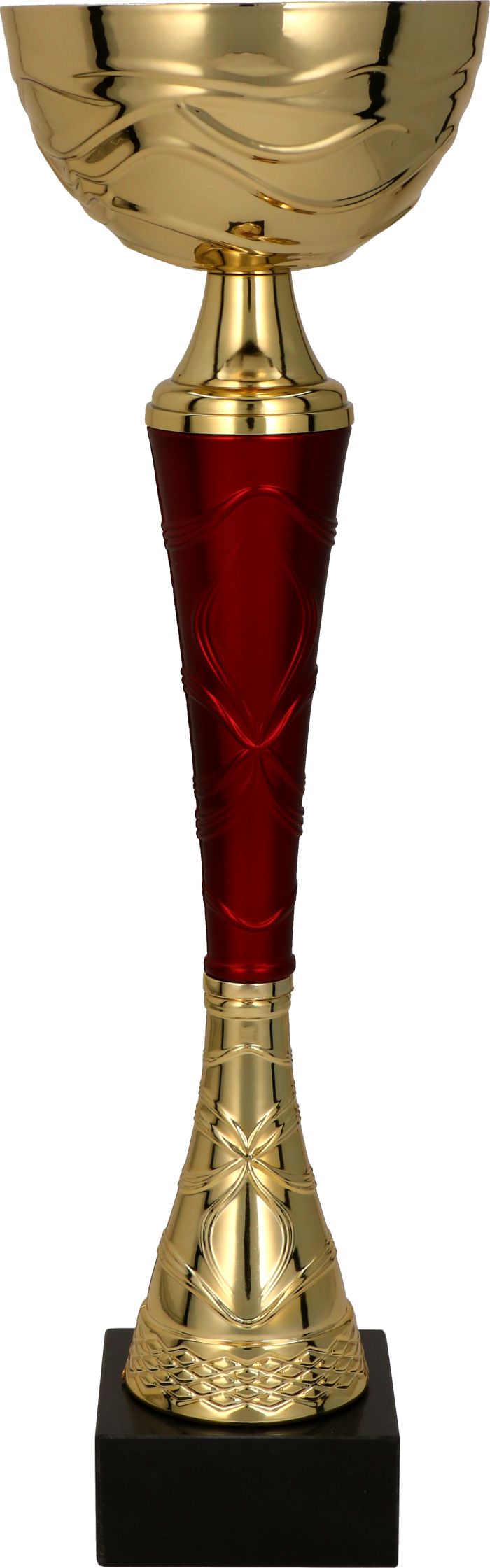 9217C - Pohár zlato-bordový  H-39 cm, R-12 cm