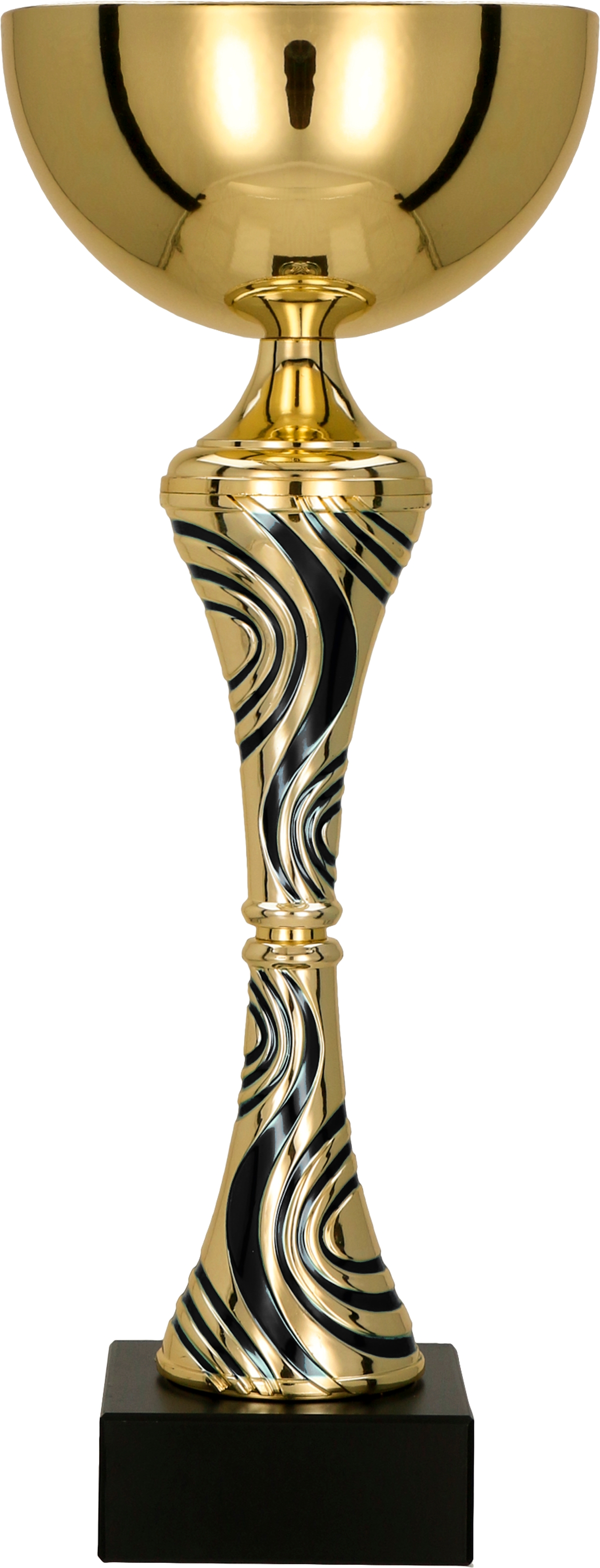 8359B - Pohár zlato-čierny H-38 cm, R-14 cm