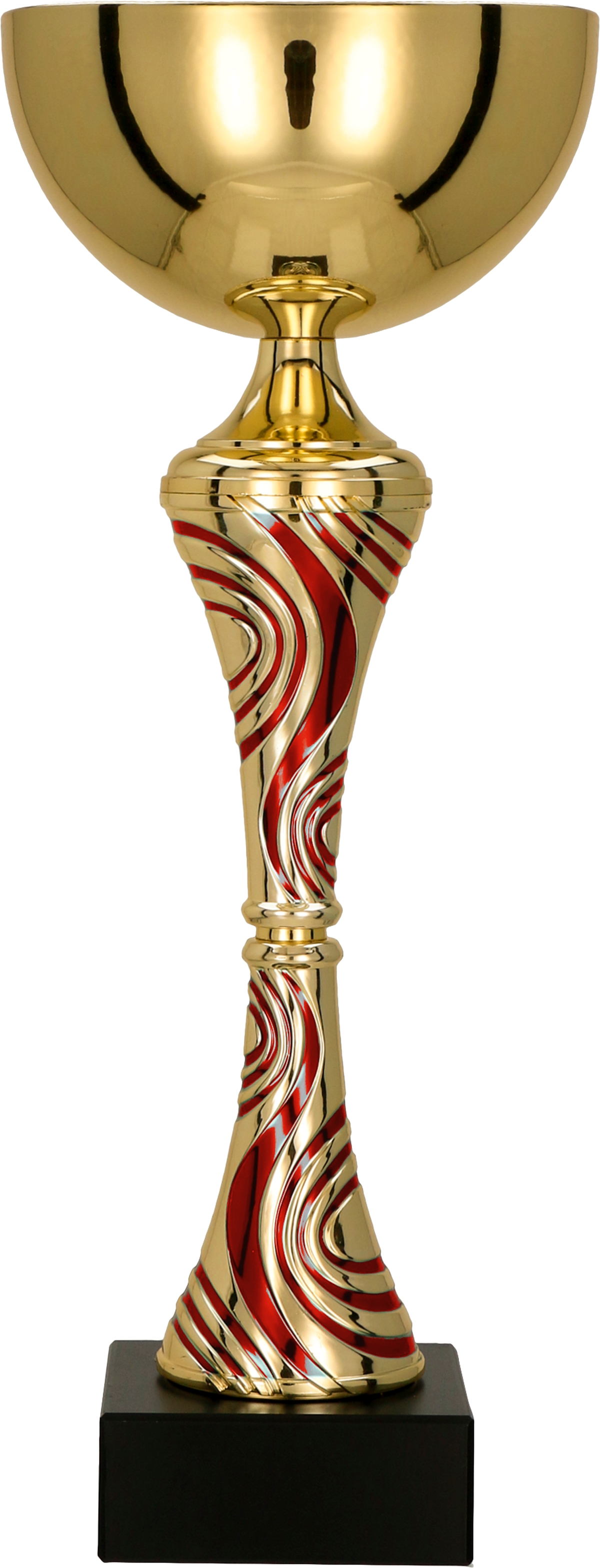 8364A - Pohár zlato-červený H-41 cm, R-16 cm