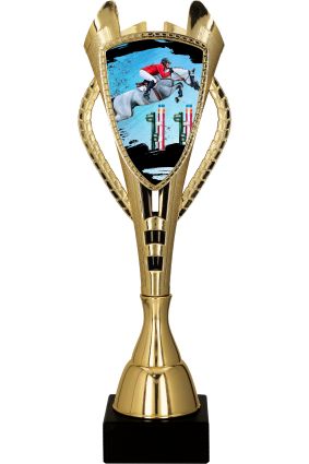 7243/HOR-A - Pohár kone zlatý H-44 cm
