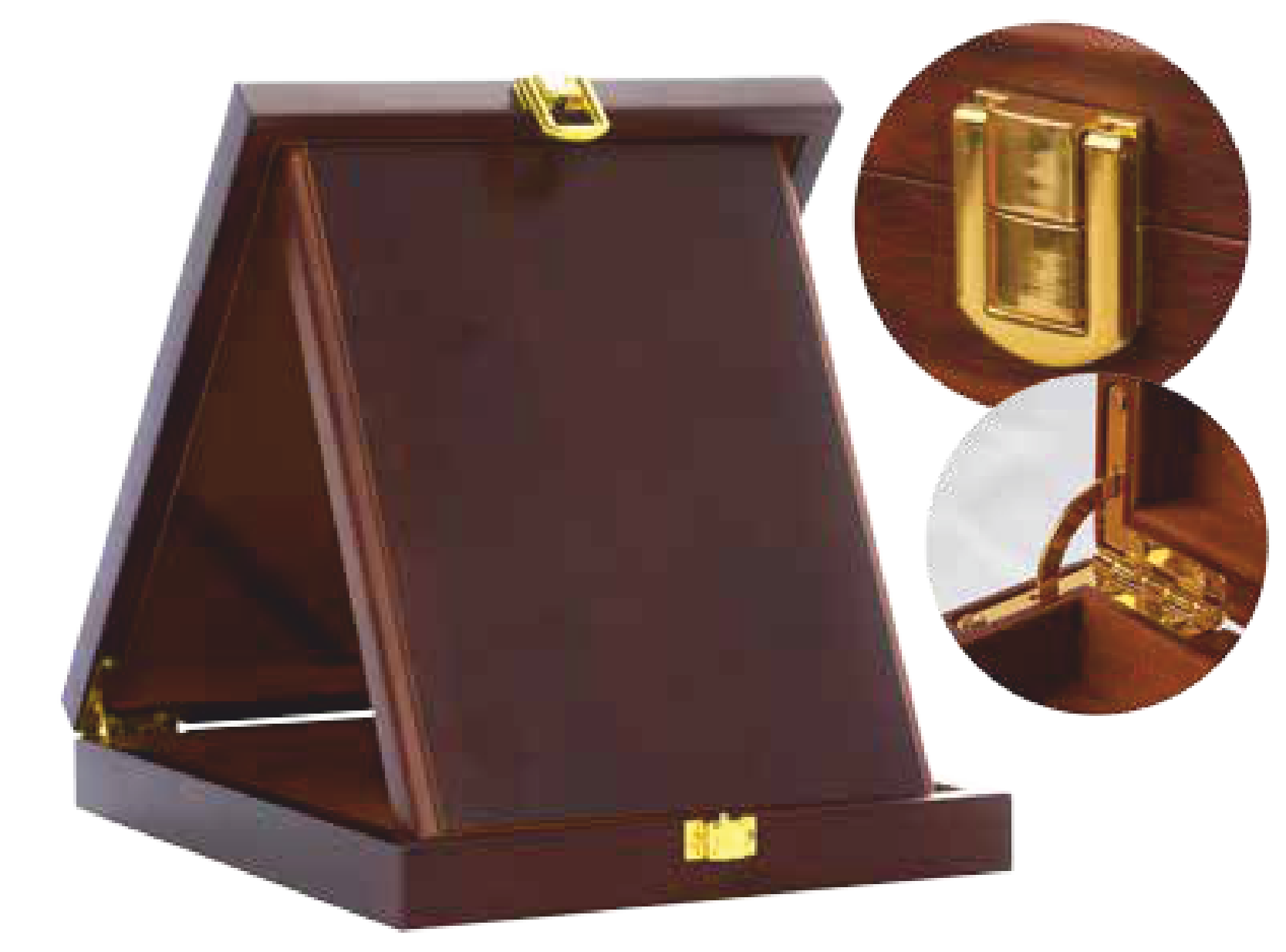 VTV152 - Drevený obal 174x224mm s dreveným podkladom 150x200mm na výšku