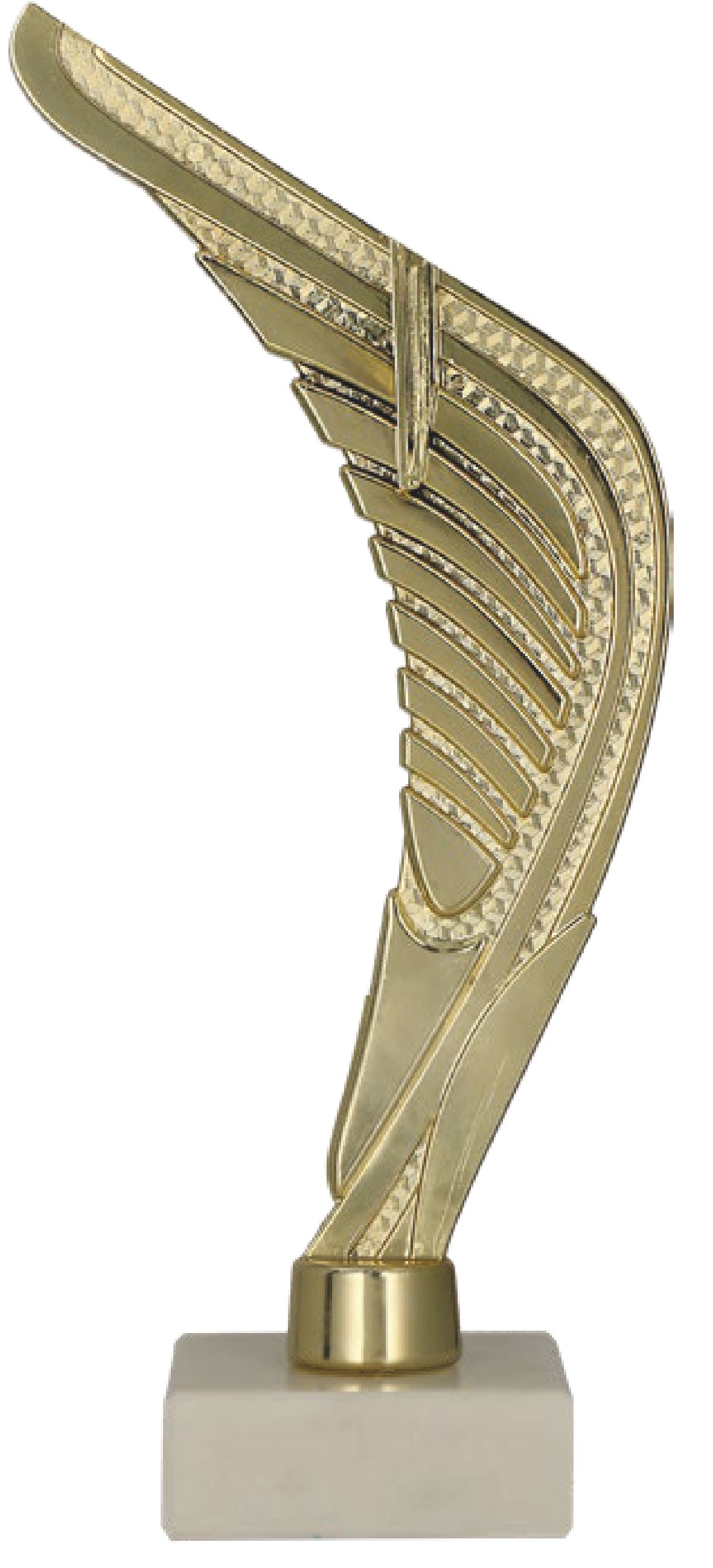 WING-WM - Figúrka plastová WING zlatá H-22 cm