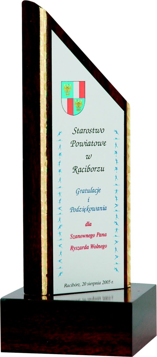 TROF1A - Trofej drevená H-23cm