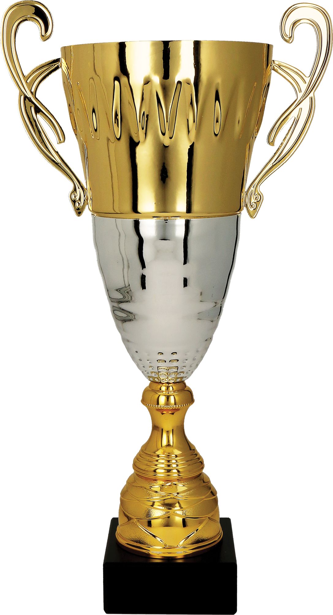 2078B - Pohár zlato-strieborný H-46,5 cm, R-16 cm